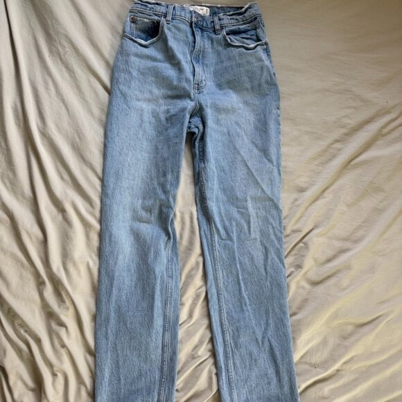 Abercrombie & Fitch Ultra High Rise 90's Straight - Picture 1 of 7